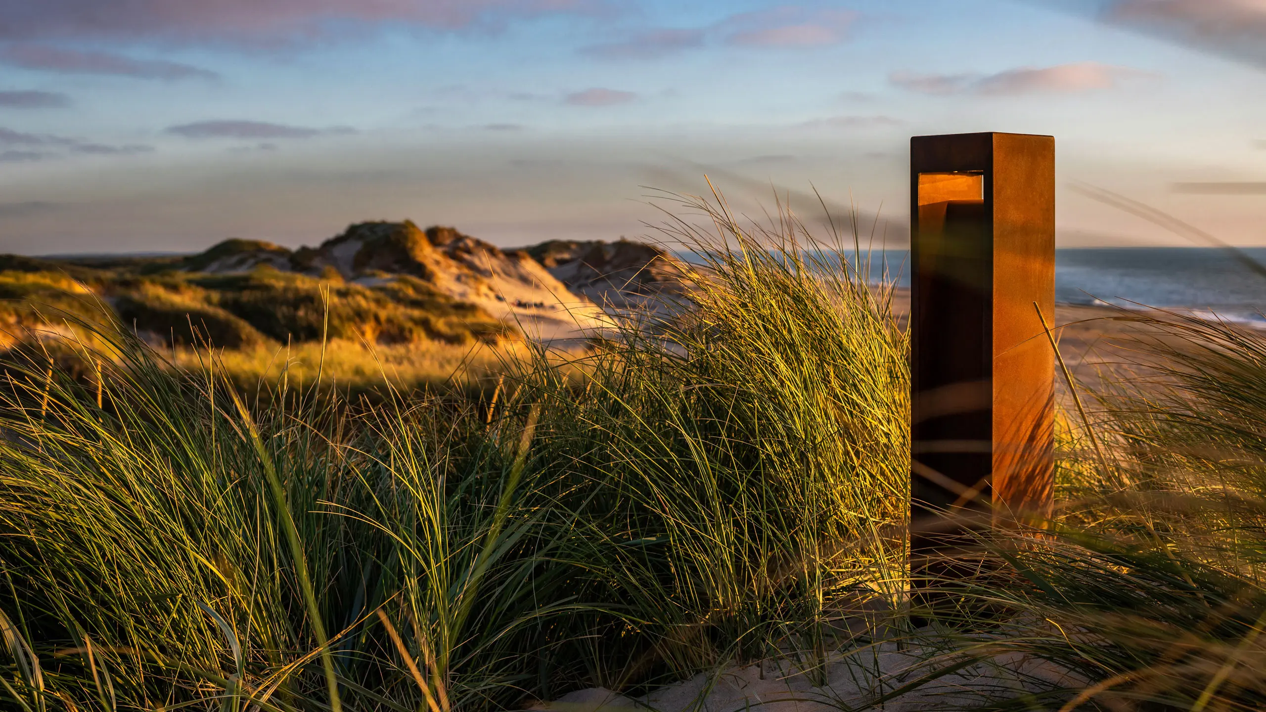 Corténpullert ved Vesterhavet